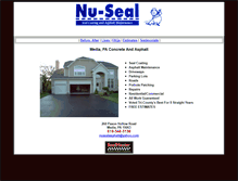 Tablet Screenshot of nusealasphalt.com